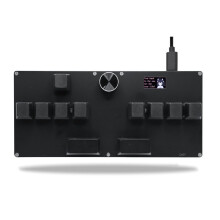 CM51 OSU Gaming Keyboard White Rapid Trigger Magnetic Switches Keyboard with Knob Screen Copy Paste Shotcut Black
