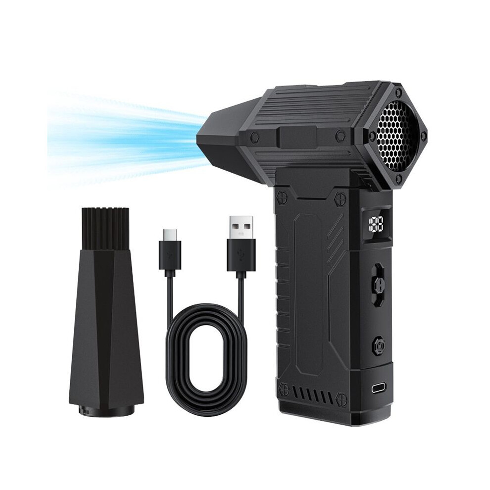 Compressed Air Duster,130,000Rpm Turbo Blower With Led Display And ,Electric Air Duster For Keyboard,Pc,Car Home Light 6032923152164