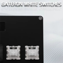CM51+ OSU Gaming Keyboard White Rapid Trigger Magnetic Switche Keyboard with Knob Screen Copy Paste Shotcut White