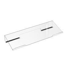 Tastaturständer Aus Acryl, Transparent, Ergonomisch, Neigbar, für Verbessertes Tippen - Schreibtisch-/Laptop-Tastatur-Fußheber A