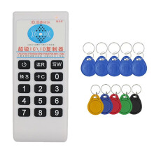 RFID NFC IC-Kortläsare och Skrivare+5XUID/T5577Nyckelring 125Khz-13.56MHZ Duplikator RFID Card Reader IC ID Duplikator