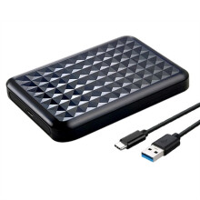 USB3.0 HDD Enclosure 2.5inch Serial Port SSD Hard Drive Case Support 6TB Transparent Mobile External HD Case