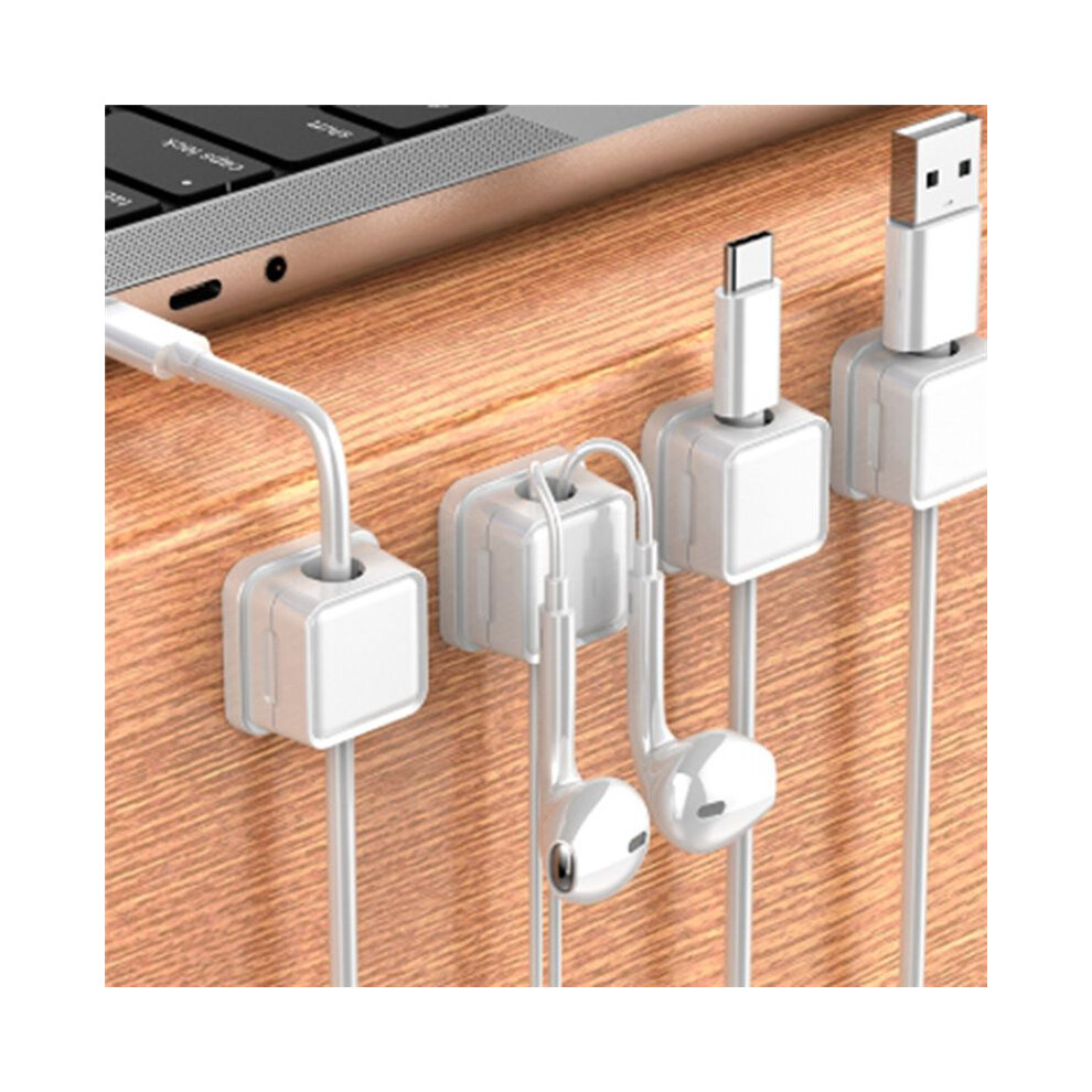 8Pcs Magnetic Cord Organizer Holder,Strong Adhesive Desk,Easy Open,Organize Phone Charging Cords 4762775756488