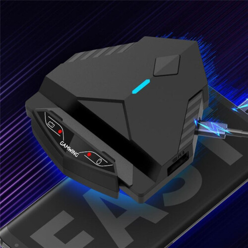 Lingzha 2pro Keyboard and Mouse Converter Android/IOS/Tablet Large Screen Projection Support Wired/ Connection 2