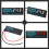 18650 Li-Ion Lipo Lithium Test 7-55V Acid Battery Level Indicator Tester LEDDisplay Meter Module Capacity VoltageMeter,C 7