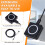 PC Power Button Desktop Power  PC External Start Power /Off Button Magnetic Self-Reset Button Metal Shell RGB 3
