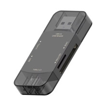 6in1 OTG Card Reader Type-C 3.1 to USB Adapter USB 3.0 TF Card USB Flash Drive Card Reader for Phone Computer A