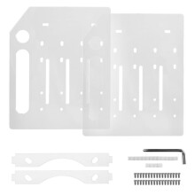 Rack de Disco Rígido de Mesa de 3,5 Polegadas, Gaiola de Disco Rígido Mecânico de Acrílico Transparente, Caixa de Armazenamento de Disco Rígido