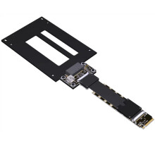 F47SD M.2 NVMe Till E1.S/E3.S SSD Förlängningskabel PCIe 5.0 X4 SFF-TA-1002, Höghastighets 128G/Bps Professionell Kvalitet 50cm