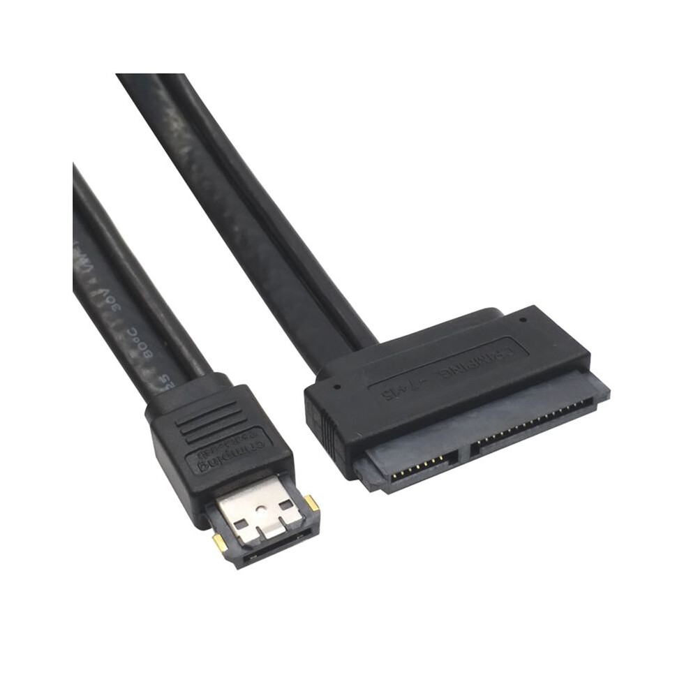 Photos - Cable (video, audio, USB) 7+15Pin HDD to Power ESATA Adapter Power ESATA USB 2.0 5V 12V Combo to 2.5Inch 3.5Inch 22Pin Hdd Adapter Cable