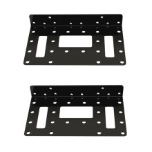 Hard Disk Mounting Bracket Hard Drive Bracket for 2.5in/3.5in SAS/ HDD SSD DIY Storage Metal Hollowout Rack Shelf