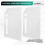3.5 Inch Desktop Hard Disk Rack Transparent Acrylic Mechanical Hard Disk Cage External Hard Disk Storage Box 3 Layer 2
