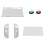 For  2 Detachable Protection Case with Screen Protector & Thumb Grip Caps Controller Case for   2 1