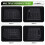 3.5 Inch Desktop Hard Disk Rack Transparent Acrylic Mechanical Hard Disk Cage External Hard Disk Storage Box 4 Layer 6