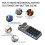 15 Keys 3 Knobs Programmable Keyboard,  Hot Swappable Numpad, Gaming Keyboard with Memory Function White 6