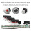 15 Keys 3 Knobs Programmable Keyboard,  Hot Swappable Numpad, Gaming Keyboard with Memory Function White 5