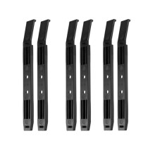3Pairs Hard Drive Rails Chassis Cage Accessories Drive Bay Slider Plastic Rails for 3.5 to 5.25 Hard Drive Tray