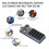 15 Keys 3 Knobs Programmable Keyboard,  Hot Swappable Numpad, Gaming Keyboard with Memory Function Black 6