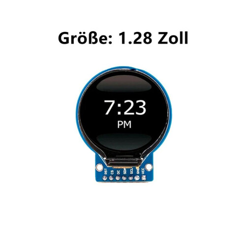 1.28INCH Circular TFT Screen for  RGB IPS HD 240 X 240 Resolution SPI Interface LCD Display Module 2pack 1