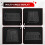 3.5 Inch Desktop Hard Disk Rack Transparent Acrylic Mechanical Hard Disk Cage External Hard Disk Storage Box 8 Layer 7