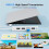 4  USB 2.0 Splitter Extension Cable USB Hub USB 2.0 Docking Station Adapter for Mouse Keyboard PC Laptop White 3