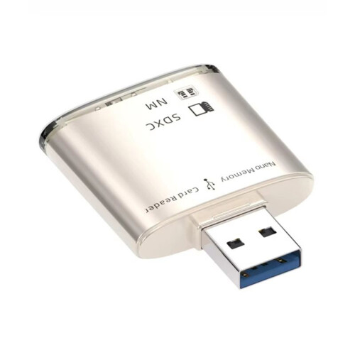 USB3.0 Card Reader 8GB-128GB  SDXC for  NM  Memory Card Write Adapter Laptop PC Memory Extend USBConverter,A