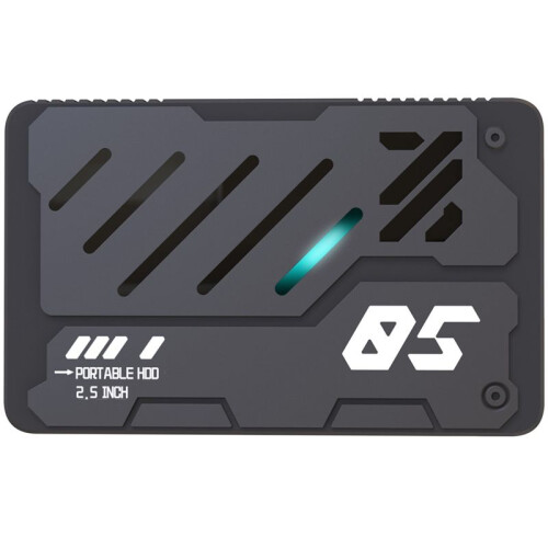 HDD Externo Portátil de 2,5 Polegadas Tipo C RGB Portátil Tipo C 2,5 Polegadas Disco Rígido de Expansão de Armazenamento para PC Laptop 1 TB