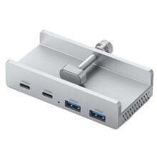 10 Gbps USB-Hubbklämma USB3.2-Splitteradapter Stationär Datortillbehör USB-Förlängningshubbklämma