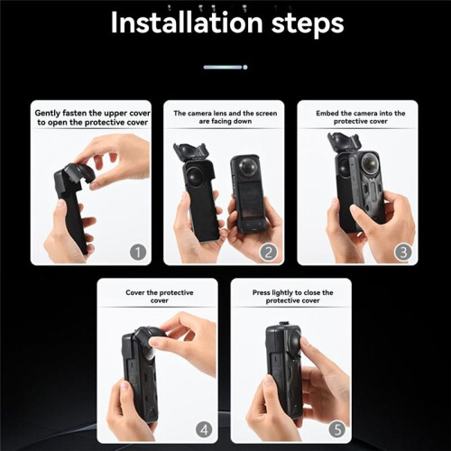 2in1 Lens Screen Protector for  X5 X4 Dustproof Anti-Scratch Full Coverage Lens Case Accessories for  X5 2