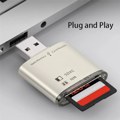 USB3.0 Card Reader 8GB-128GB  SDXC for  NM  Memory Card Write Adapter Laptop PC Memory Extend USBConverter,B 2