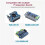 For Raspberry Pi 5 7-Inch Touch Display 2 Shell Protective Cover for Raspberry Pi 5 and Multiple 7inch Screens 3