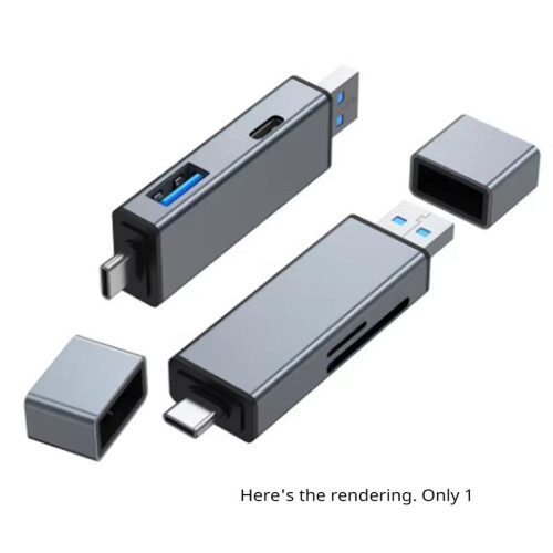 TF Card Reader OTG Adapter USB3.0 Flash Drive  TF Card Reader Type C to  Adapter Mobile Accessories 1