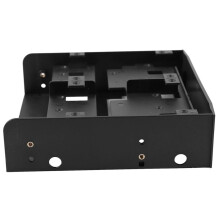 4X OImaster Multi-Functional Hard Drive Conversion Rack Standard 5.25 Inch Device Comes