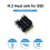 For Desktop Computer 2230 SSD Fan Heatsink M.2 2230 SSD Solid Disk Drive Radiators Fan SSD Heat Dissipation Pad 3