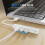 4  USB 2.0 Splitter Extension Cable USB Hub USB 2.0 Docking Station Adapter for Mouse Keyboard PC Laptop White 4
