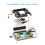 For Raspberry Pi 5 PCIe to M.2 HAT NVME High Speed Expansion Board with 16P Cable GPIO Header Support Active Cooler 6