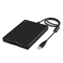USB Floppy Disk Reader Drive 3.5 Inch FDD Portable 1.44 MB External Diskette Drive for PC Laptop Desktop