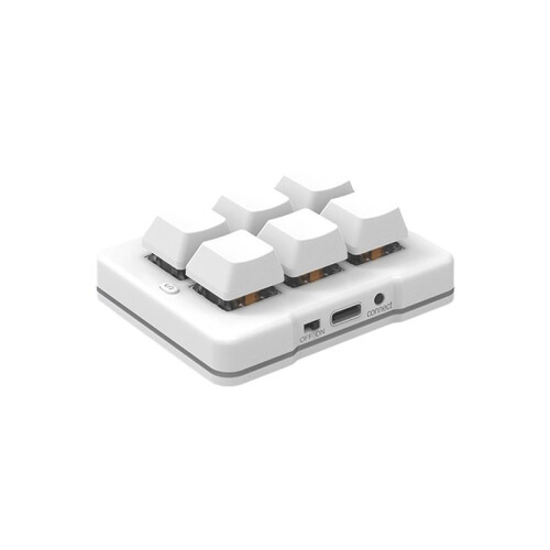 Wireless Keyboard USB Programmable 6 Keys for Efficient Gaming and Productivity with LED Backlighting 1