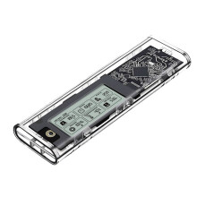 M.2 NVME/NGFF Case Dual Protocol Solid State Drive Case 20Gbps M.2 to USB 3.2 Gen2 Intelligent Hard Drive Case