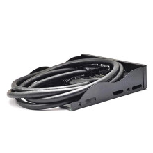 USB Front Panel USB3.2 Gen2 10Gbps Type C + 19Pin 2Port USB2.0 + HD Audio 3.5mm Earphone MIC for 3.5" Floppy Disk Bay B