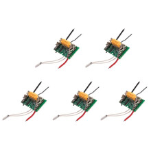 5X Piezas Placa MóDulo Circuito PCB, ProteccióN de Iones de Litio para  BateríA Repuesto PCB BateríA Iones de Litio 18V Placa de Chip PCB para