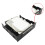 Adaptador de Suporte de Compartimento Frontal de Compartimento de Disco RíGido de 3,5 um 5,25, Montagem de Dispositivos de 3,5 Polegadas em 3