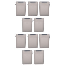 10pcs 3.5 inch IDE HDD Hard Drive Disk Plastic Storage Box Case Enclosure Cover Gray