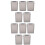10pcs 3.5 inch IDE  HDD Hard Drive Disk Plastic Storage Box Case Enclosure Cover Gray 1