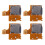 4X Micro- TF Card Slot Socket Board Replacement for   Game Console Card Reader Slot Socket 1