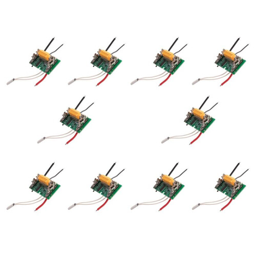 10X PCB Circuit Module Board Parts,Li-Ion Protection for  Battery PCB Li-Ion 18V Battery PCB Chip Board