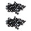 100 Pcs M3X4mm Screws Replacement Black for Laptop Hard Drive 1