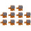 10X Micro- TF Card Slot Socket Board Replacement for   Game Console Card Reader Slot Socket 1