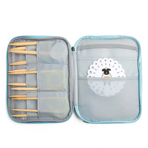 2X Empty Knitting Needles Case Travel Storage Organizer Storage Bag 2