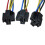 20 Pcs 5 Pin Wires Cable Relay Socket Harness Connector  12V for Car Auto 2